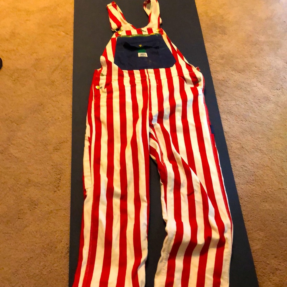 Fourth of July overalls